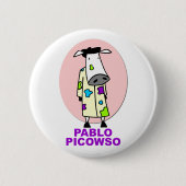 Pablo Picowso Ronde Button 5,7 Cm (Voorkant)