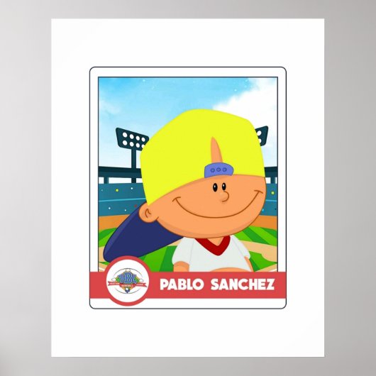 Pablo Sanchez Card Poster (Voorkant)