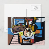 Pablo Strings Abstract Briefkaart (Voorkant / Achterkant)