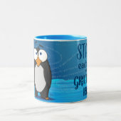 Pablo the Penguin, met mok (Center)