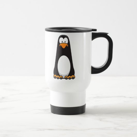 Pablo the Pensive Penguin Travel Mug Reisbeker (Rechts)