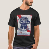 Pabst Blauw lint kan labelen T-shirt (Voorkant)