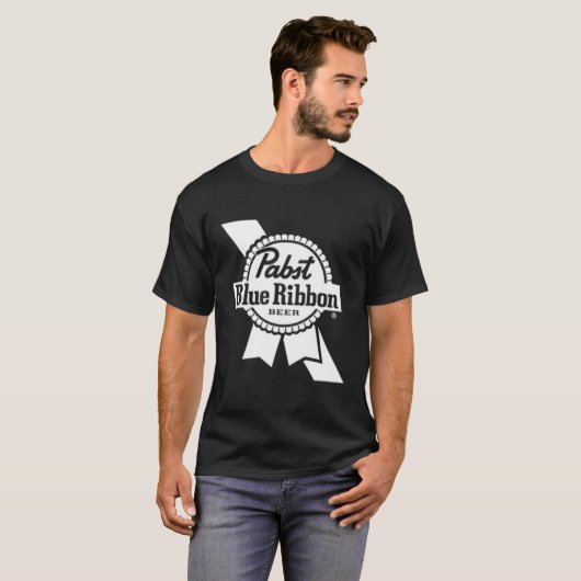 Pabst Blue Ribbon Reaper Backprint T-shirt (Voorkant volledig)