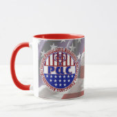 PAC Certified Physician Assistant PATRIOTIC FLAG Mok (Links)