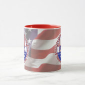 PAC Certified Physician Assistant PATRIOTIC FLAG Mok (Midden)