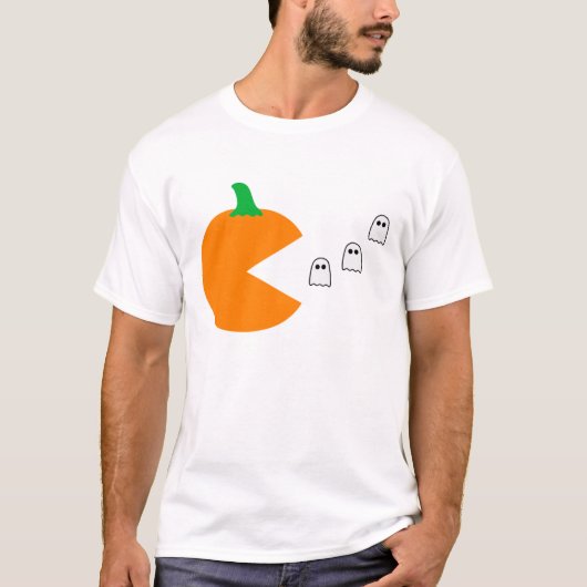 PAC GHOSTS HALLOWEEN HUMOR PUMPKIN T-SHIRT (Voorkant)