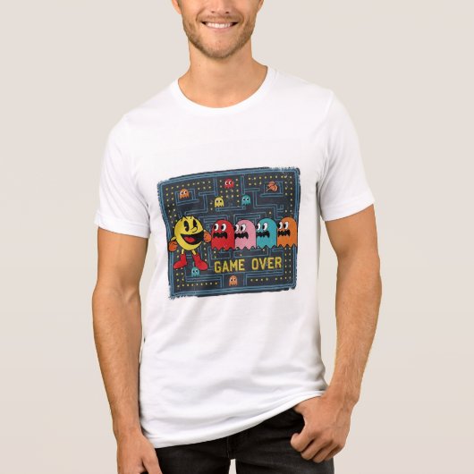 Pac-Man Game Over T-Shirt – Retro Arcade Gaming Te (Voorkant)