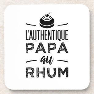 Paca met rum bier onderzetter