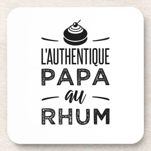 Paca met rum bier onderzetter (Voorkant)