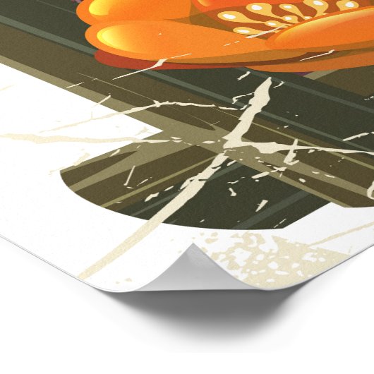 Pacaya Volcano Guatemala reisposter Poster (Hoek)