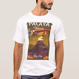 Pacaya vulkaan Guatemala reisposter T-shirt