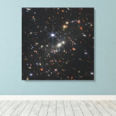 PACE ART #40 Galaxy Cluster Canvas Afdruk (Insitu (Houten vloer))