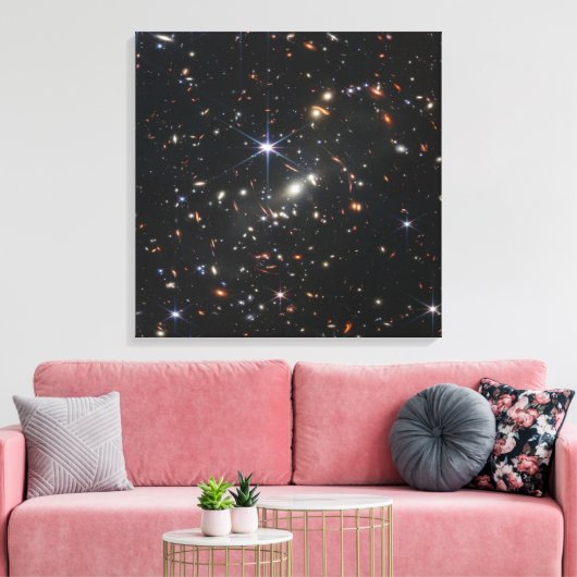 PACE ART #40 Galaxy Cluster Canvas Afdruk (Insitu (Woonkamer))