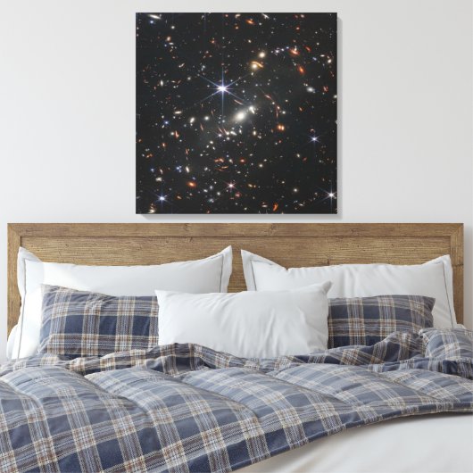 PACE ART #40 Galaxy Cluster Canvas Afdruk (Insitu (Slaapkamer))