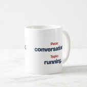 Pace Conversational Funny Mok voor een Hardloper (Voorkant rechts)