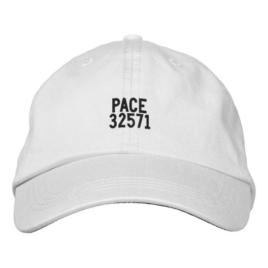 Pace Florida Hoed Geborduurde Pet (Voorkant)