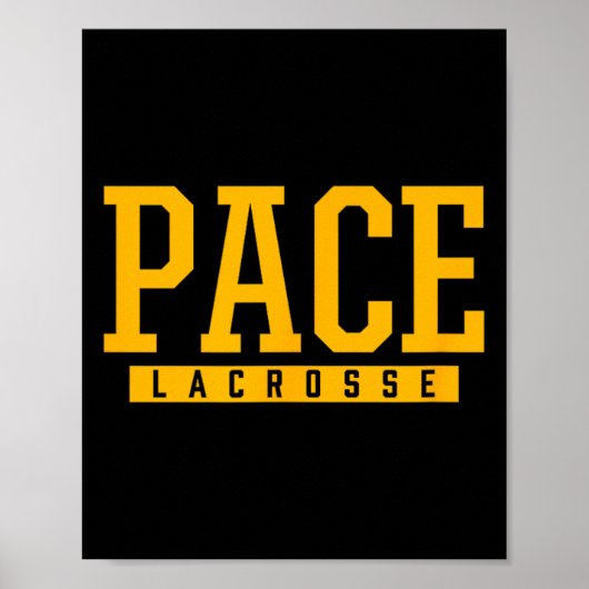 Pace High School Lacrosse 1 Poster (Voorkant)
