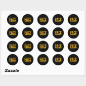 Pace High School Lacrosse 1 Ronde Sticker (Vel)