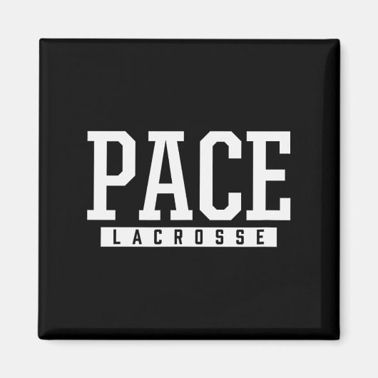 Pace High School Lacrosse Magneet (Voorkant)