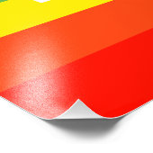 PACE Peace Flag Foto Afdruk (Hoek)