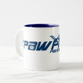 Pace University - Paw Print Mok (Voorkant links)