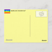 Pace (Vrede) Vlag Italiaans Briefkaart (Achterkant)