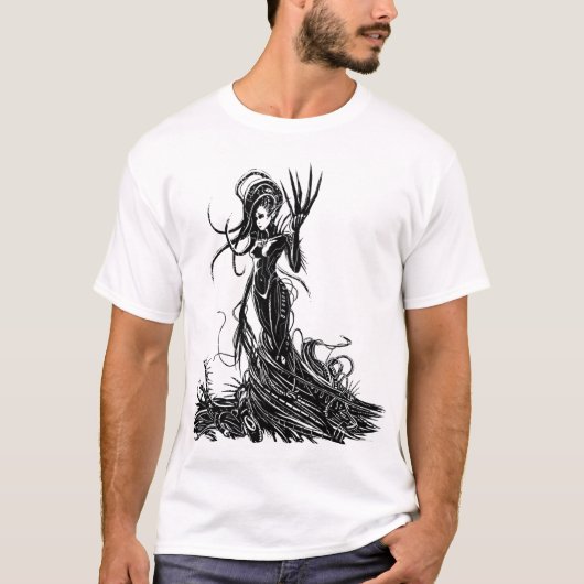 Paced Heart Dark Angie Front T-shirt (Voorkant)