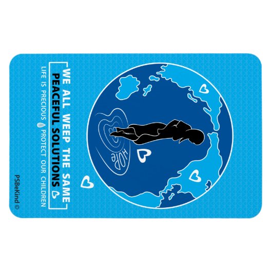 Paceful Solutions_Flexible Magnet 4 x 6 inch Magneet (Horizontaal)