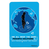 Paceful Solutions_Flexible Magnet 4 x 6 inch Magneet (Verticaal)