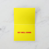 Pacemaker hartoperatie wordt snel goed feestdagen kaart (Binnen)