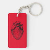 Pacemaker Powered-CHD/Heart Aritmie Bewustheid Sleutelhanger (achterkant)