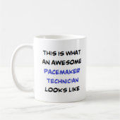 pacemaker-technicus, geweldige koffiemok (Links)