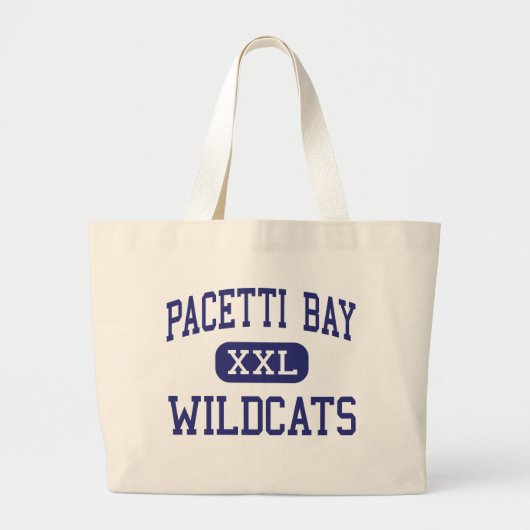 Pacetti Bay Wildcats Middle Saint Augustine Grote Tote Bag (Voorkant)