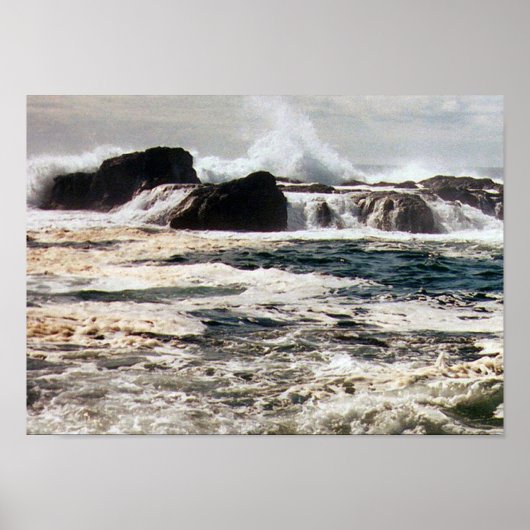 Pacfic Surf, Tofino Poster (Voorkant)
