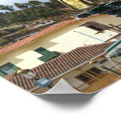 Pachacuti-standbeeld in Cusco, Peru Poster (Hoek)