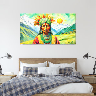 Pachamama 3 canvas afdruk