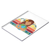 Pachamama Earth Moeder in God Zonnebloem Notitieboek (Linkerzijde)