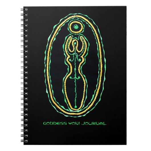 Pachamama Goddess Yoni Journal Notitieboek (Voorkant)