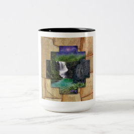 Pachamama - koffiemok tweekleurige koffiemok