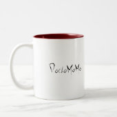 pachamama tweekleurige koffiemok (Links)