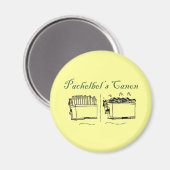 Pachelbel's Canon-knop Magneet (Voorkant / Achterkant)