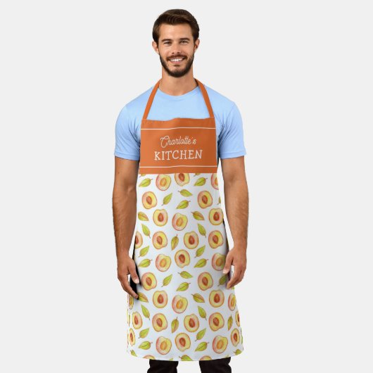 Paches Custom Kitchen Fruit Unisex Schort (Gedragen)