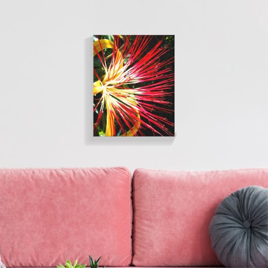 Pachira Aquatica Canvas Afdruk (Insitu (Woonkamer))