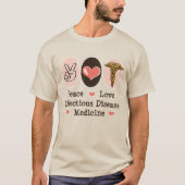 Pacht Liefde Infectieuze Ziekte Medicine Baseball T-shirt (Voorkant)