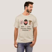 Pacht Liefde Infectieuze Ziekte Medicine Baseball T-shirt (Voorkant volledig)