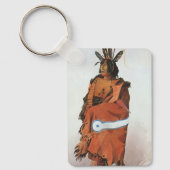 Pachtuwa-Chta, Arikara krijger geportretteerd door Sleutelhanger (Voorkant)