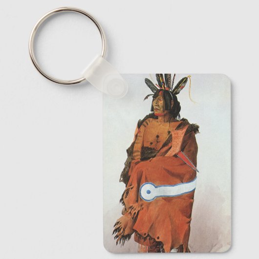 Pachtuwa-Chta, Arikara krijger geportretteerd door Sleutelhanger (Voorkant)