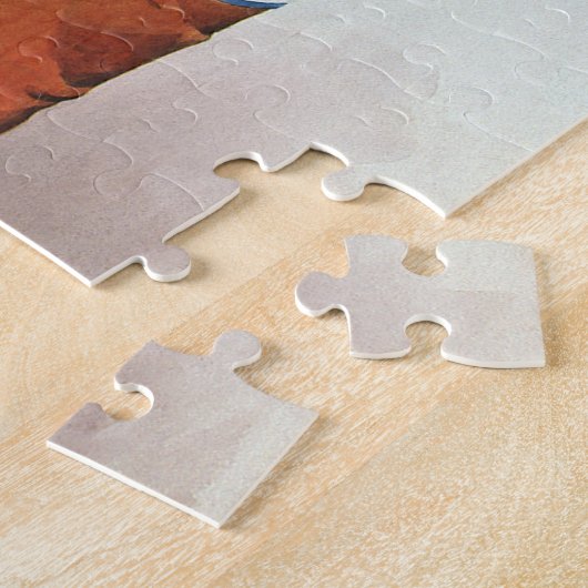 Pachtuwa-Chta, Arikara Warrior Portrait van Bodmer Legpuzzel (Zijkant)