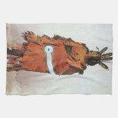 Pachtuwa-Chta, Arikara Warrior Portrait van Bodmer Theedoek (Horizontaal)