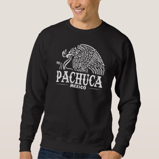 Pachuca Mexico Eagle Retro Verstoord Trui (Voorkant)